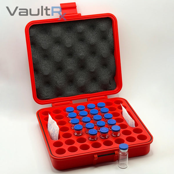 Sealed & Insulated 3mL Peptide Storage Case | Cold Storage | Secure, Dry, and Durable | Peptide, Insulin, GLP-1 - VaultRx