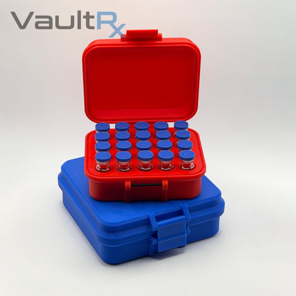 4-48 Slot 3mL Vial Storage Case | Peptide, Insulin, GLP-1 Storage | Secure and Durable