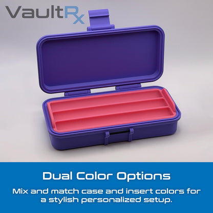 Injection Pen Travel Case with Cartridge & Accessory Storage | Fits 2, 3, or 4 Injection Pens | Peptide, Insulin, GLP-1 Pen Storage