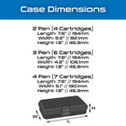 Injection Pen Travel Case with Cartridge & Accessory Storage | Fits 2, 3, or 4 Injection Pens | Peptide, Insulin, GLP-1 Pen Storage - VaultRx