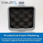 Sealed & Insulated 10mL Peptide Storage Case | Cold Storage | Secure, Dry, and Durable | Peptide, Insulin, GLP-1 - VaultRx