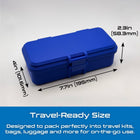 Peptide & TRT Supply Case | Syringe, Needle and Alcohol Pad Organizer | Travel-Ready Storage - VaultRx