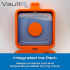 10 Slot 3mL Vial Cold Case | Peptide, Insulin, GLP-1 Storage | Ice Pack Included - VaultRx