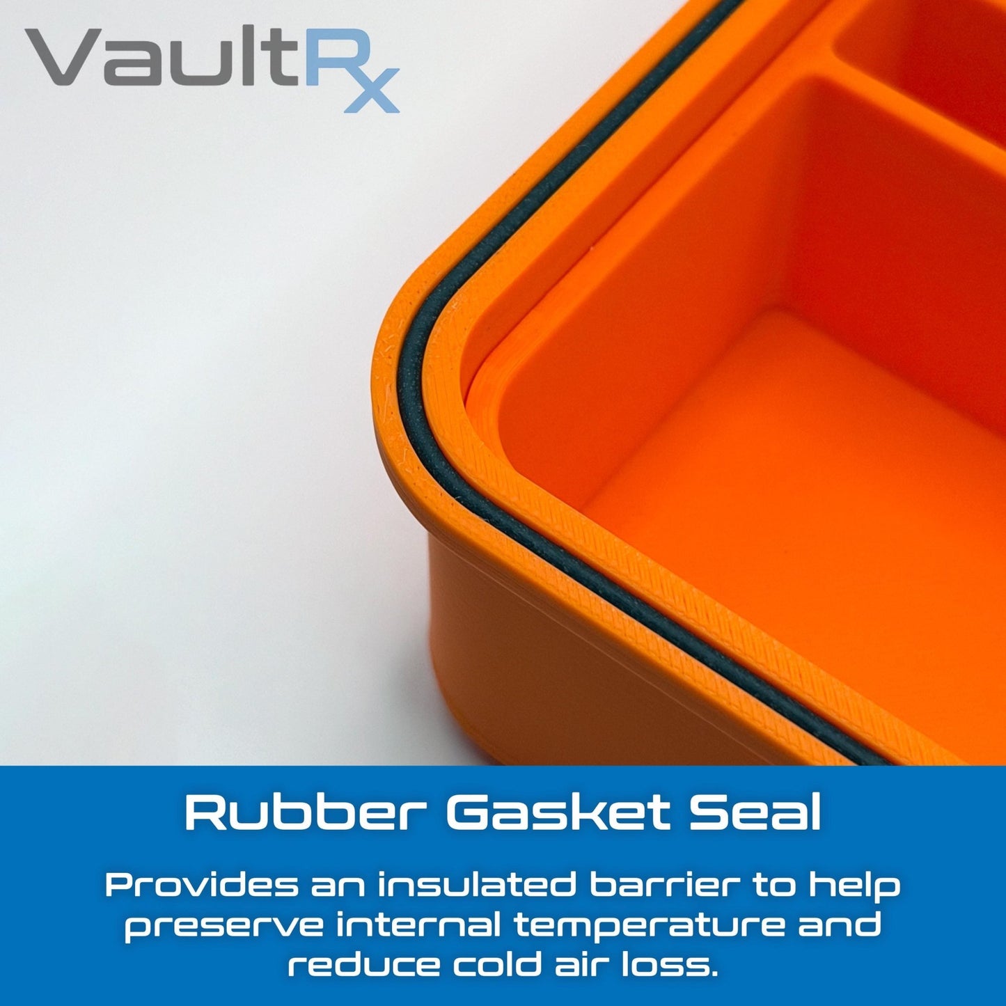 10 Slot 3mL Vial Cold Case | Peptide, Insulin, GLP-1 Storage | Ice Pack Included - VaultRx