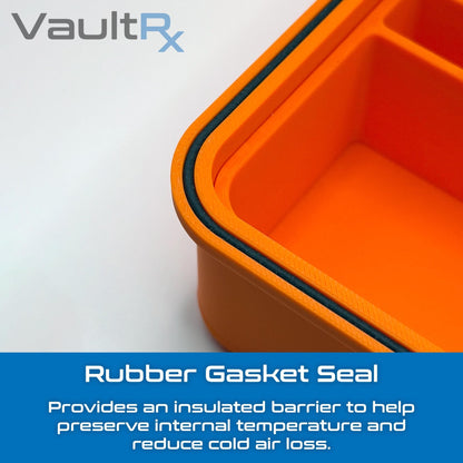 10 Slot 3mL Vial Cold Case | Peptide, Insulin, GLP-1 Storage | Ice Pack Included - VaultRx