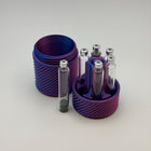 3mL Peptide Pen Cartridge Case with Purge Tower | Holds 6 Cartridges | Peptide, Insulin, GLP-1 Storage - VaultRx