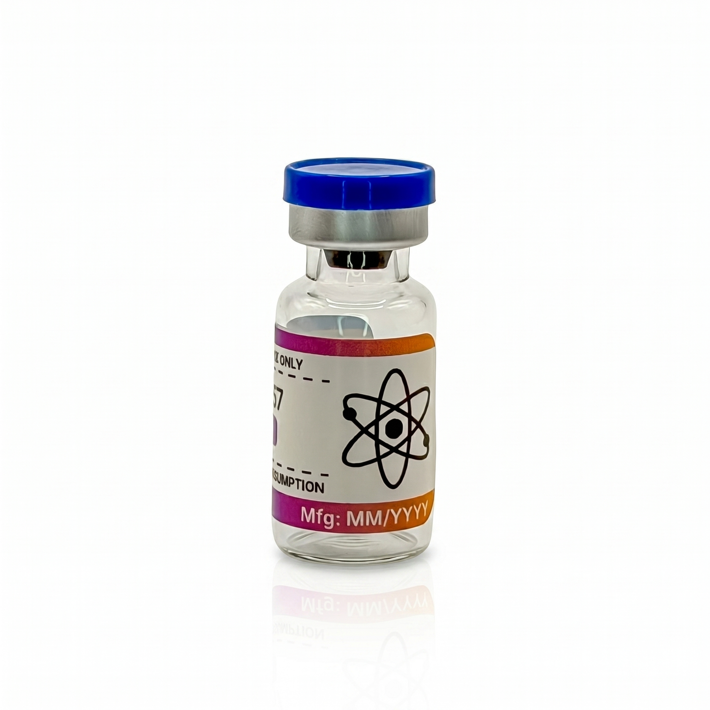 Peptide Vial Labels for 3mL, 5mL & 10mL Vials | Waterproof, Oil-Proof, Durable | Style 2