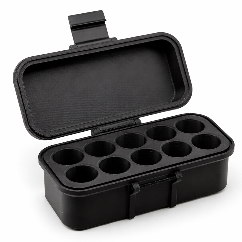6-48 Slot 10mL Vial Storage Case | Peptide, Insulin, TRT Storage | Secure and Durable