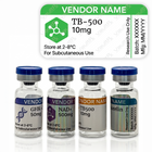 Vendor Peptide Vial Labels