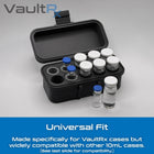 3mL Vial Shim Adapters for 10mL Slots | Case Adapters for Secure Fit | Peptide, Insulin, TRT Storage - VaultRx