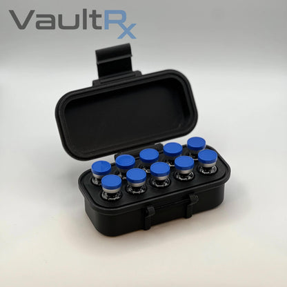 4-48 Slot 3mL Vial Storage Case | Peptide, Insulin, GLP-1 Storage | Secure and Durable