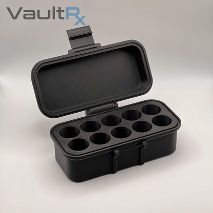 6-48 Slot 10mL Vial Storage Case | Peptide, Insulin, TRT Storage | Secure and Durable