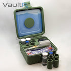 5 Slot Combo Vial Cold Case | Holds 3mL, 5mL & 10mL Vials | Peptide, Insulin, GLP-1 Cold Storage | Ice Pack Included - VaultRx