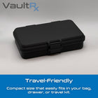Injection Pen Travel Case with Cartridge & Accessory Storage | Fits 2, 3, or 4 Injection Pens | Peptide, Insulin, GLP-1 Pen Storage - VaultRx