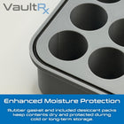 Sealed & Insulated 10mL Peptide Storage Case | Cold Storage | Secure, Dry, and Durable | Peptide, Insulin, GLP-1 - VaultRx