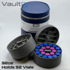Hydrapeak 3mL Vial Insert for 25oz & 32oz Food Jars | Holds up to 52 Vials | Peptide, Insulin, GLP-1 Cold Storage - VaultRx