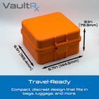 10 Slot 3mL Vial Cold Case | Peptide, Insulin, GLP-1 Storage | Ice Pack Included - VaultRx