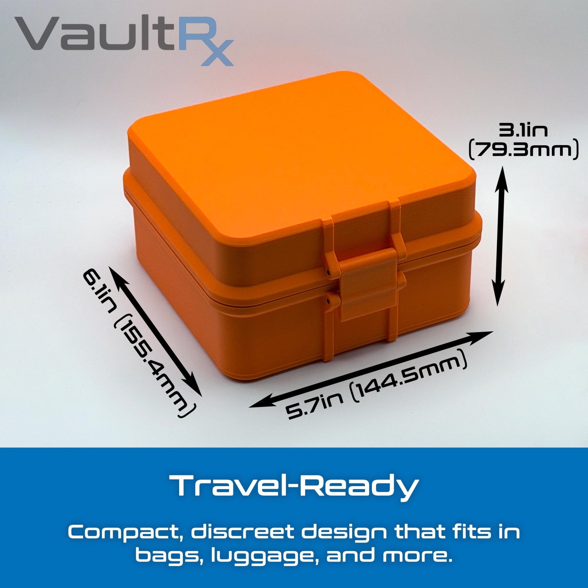 10 Slot 3mL Vial Cold Case | Peptide, Insulin, GLP-1 Storage | Ice Pack Included - VaultRx
